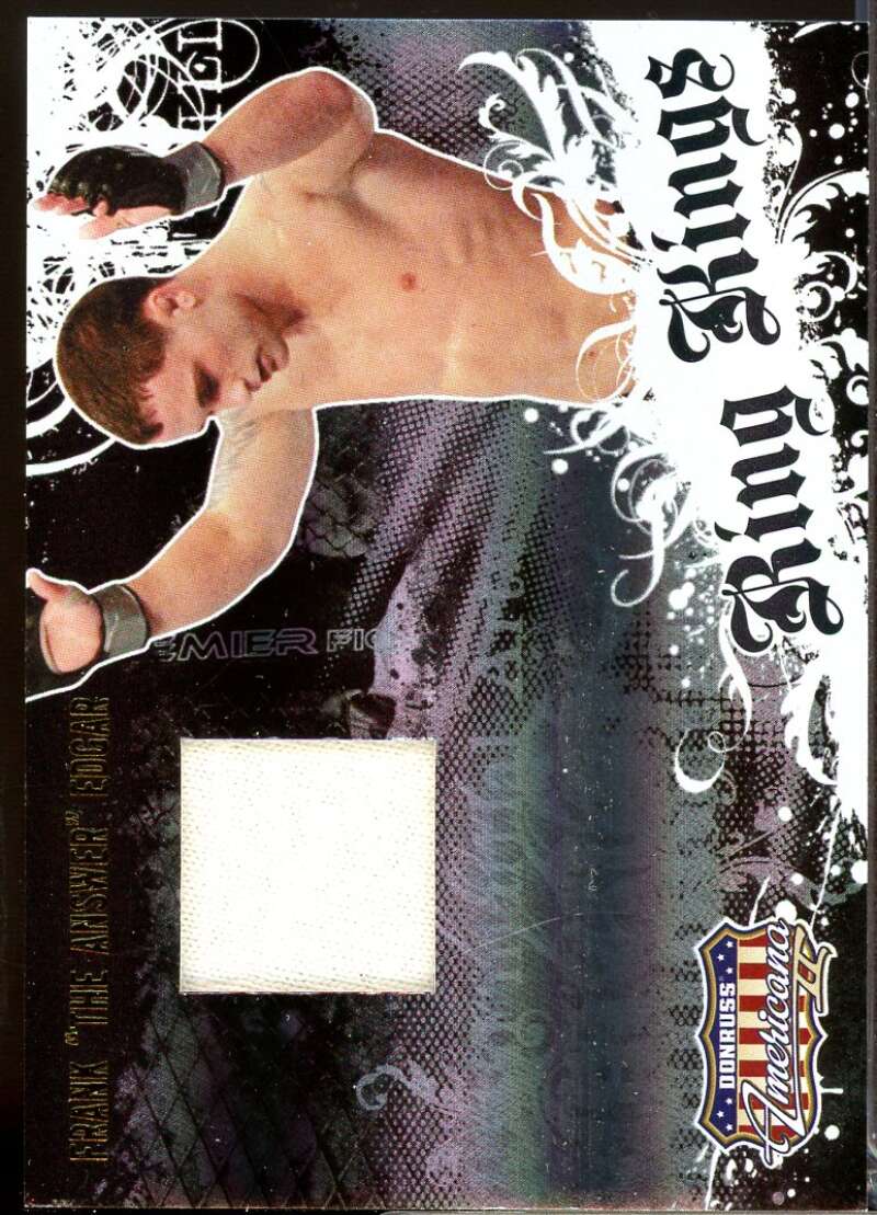 Frank Edgar Card 2008 Americana II Ring Kings Jersey Material /500 #FE  Image 1