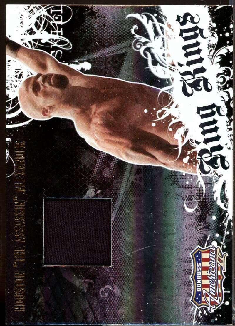 Houston Alexander Card 2008 Americana II Ring Kings Jersey Material /500 #HA  Image 1