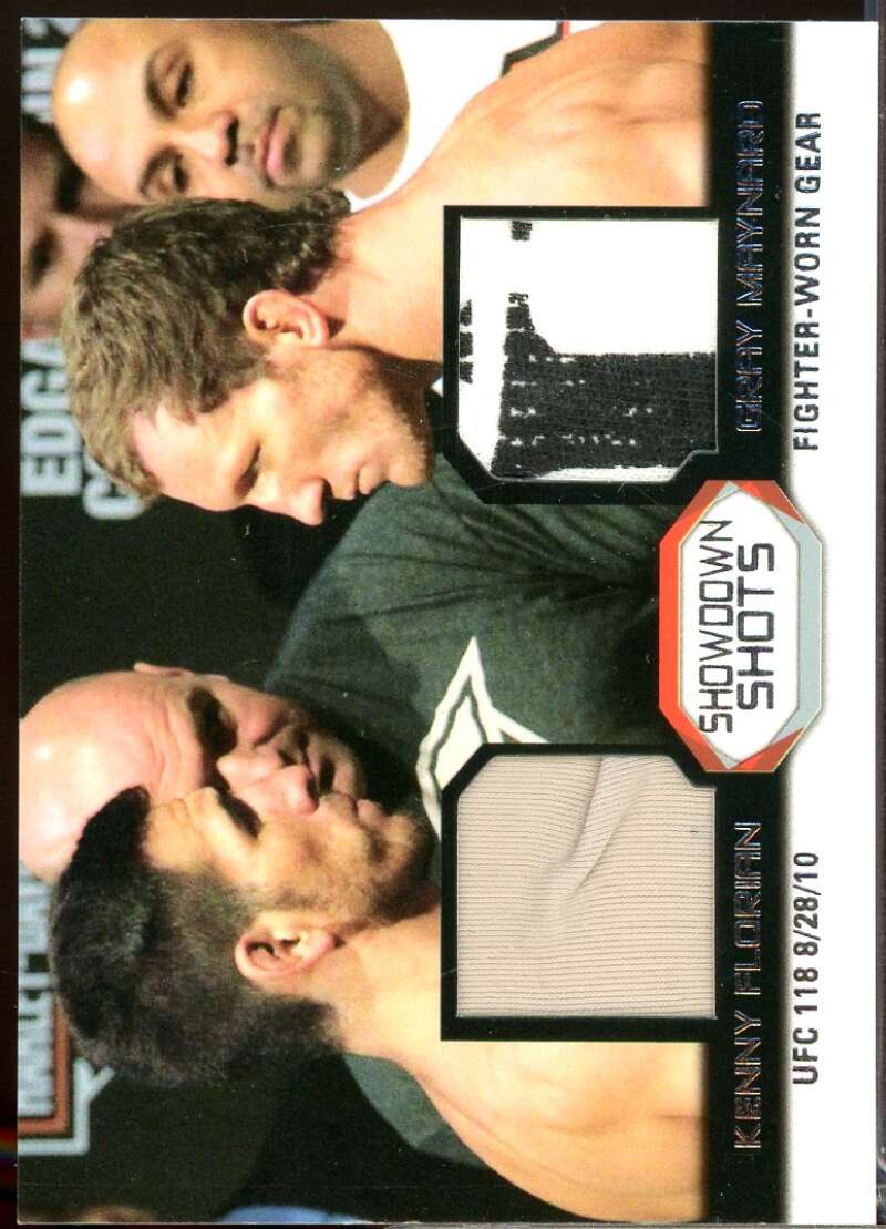 Kenny Florian Gray Maynard 2011 Topps UFC Moment Truth Showdown Shots Relic #FM  Image 1