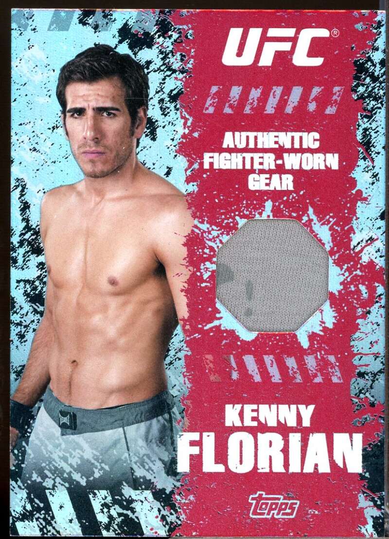Kenny Florian Card 2010 Topps UFC Main Event Fighter Gear Relics #FRKF  Image 1