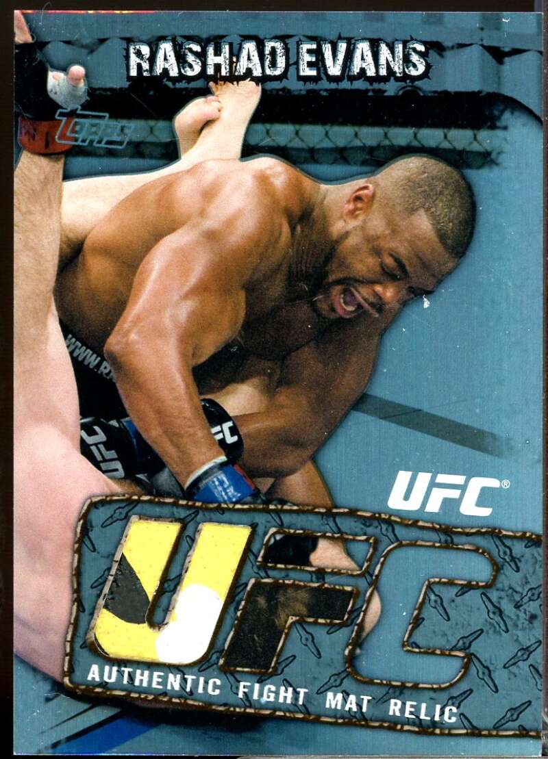 Rashad Evans Card 2010 Topps UFC Main Event Fight Mat Relics #FMRRE  Image 1