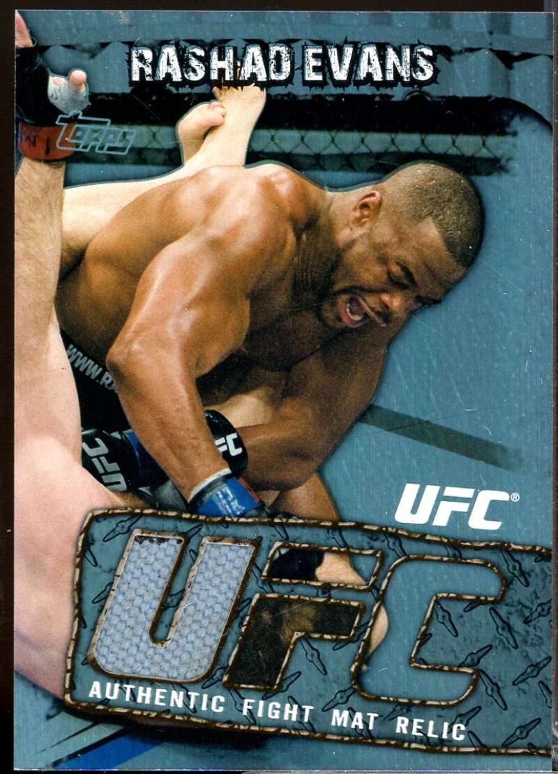 Rashad Evans Card 2010 Topps UFC Main Event Fight Mat Relics #FMRRE  Image 1