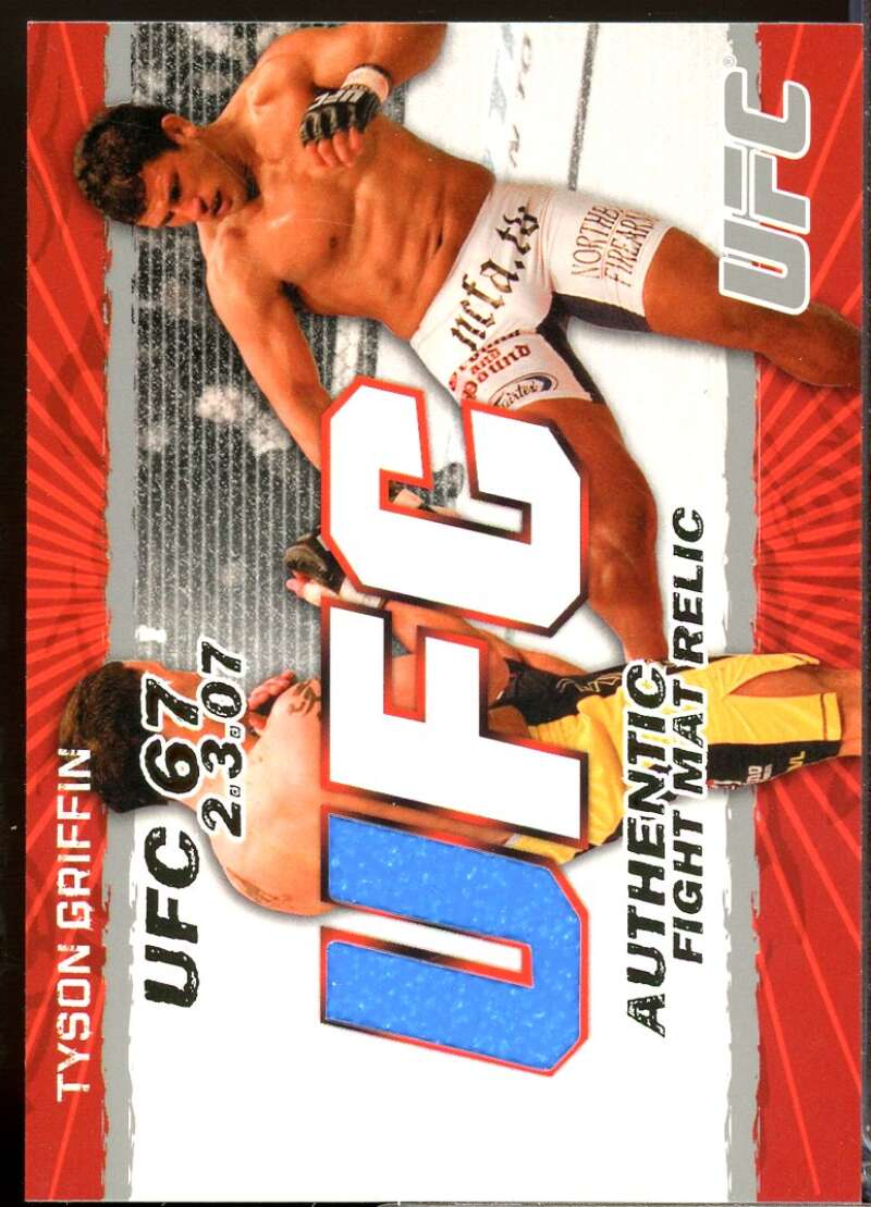 Tyson Griffin Card 2009 Topps UFC Fight Mat Relics #FMTG  Image 1