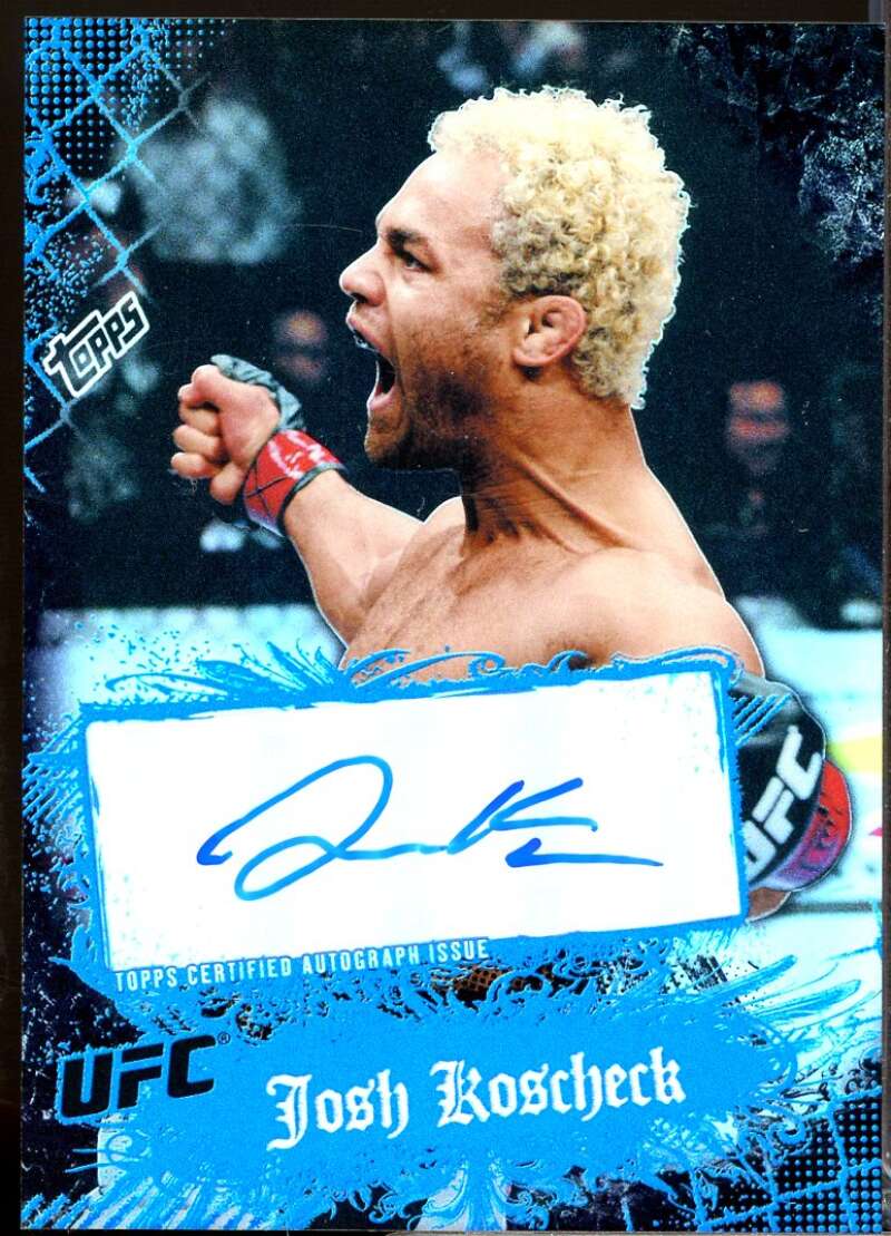 Josh Koscheck Card 2010 Topps UFC Main Event Autographs #55  Image 1