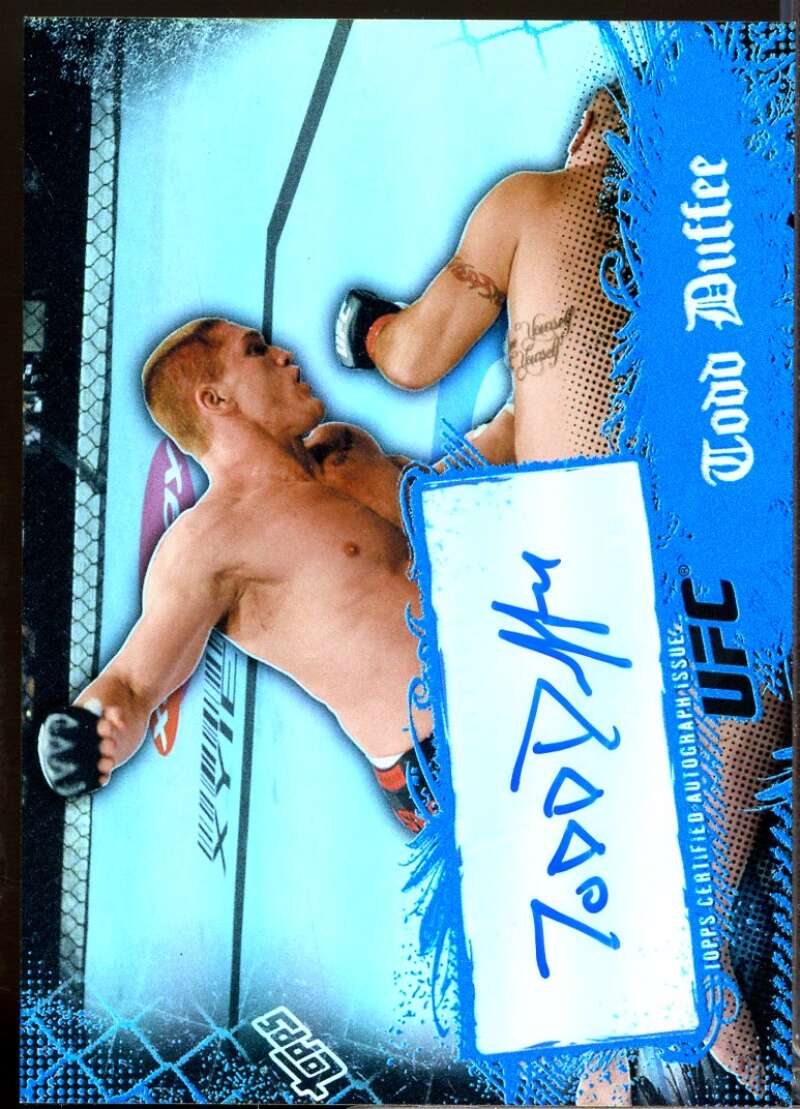 Todd Duffee Card 2010 Topps UFC Main Event Autographs #126  Image 1