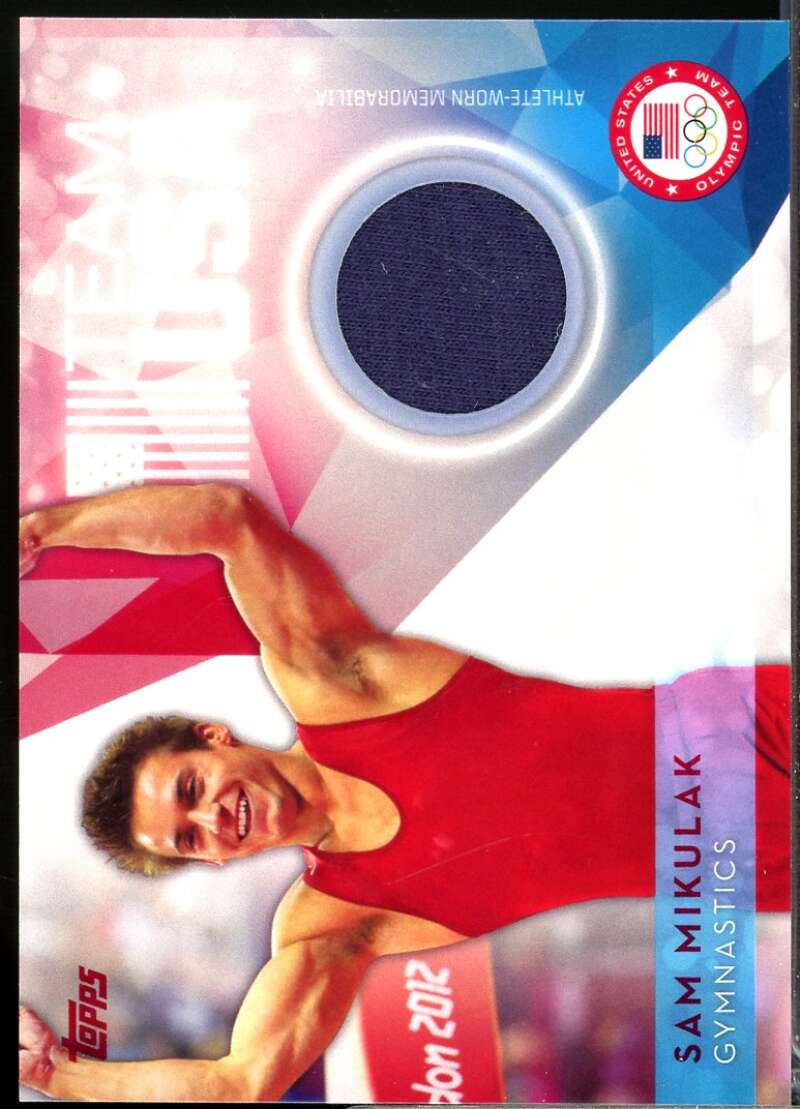 Sam Mikulak Card 2016 Topps U.S. Olympic Team U.S. Team Relics #USOTRSM  Image 1