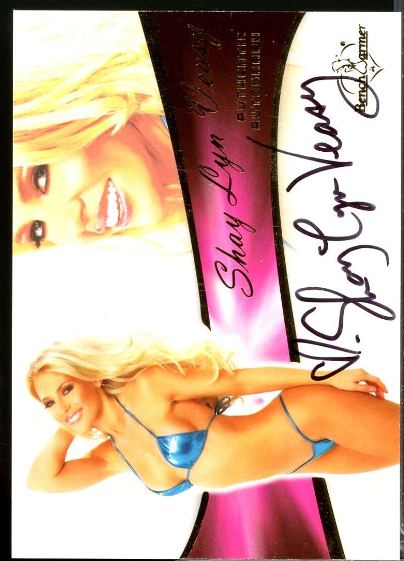 Shay Lyn Veasy Card 2011 Bench Warmer Bubble Gum Autographs #A8  Image 1