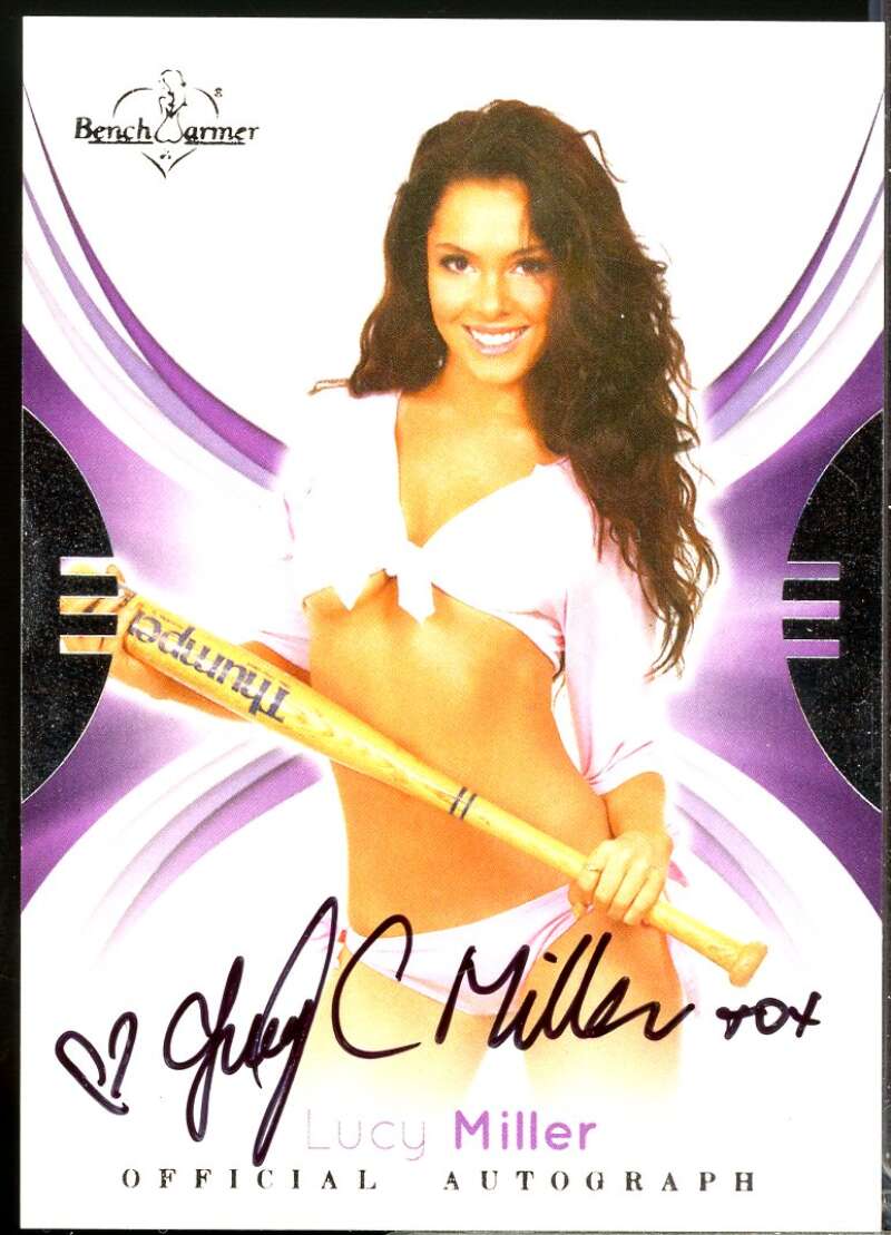 Lucy Miller Card 2015 Bench Warmer Autographs #NNO  Image 1