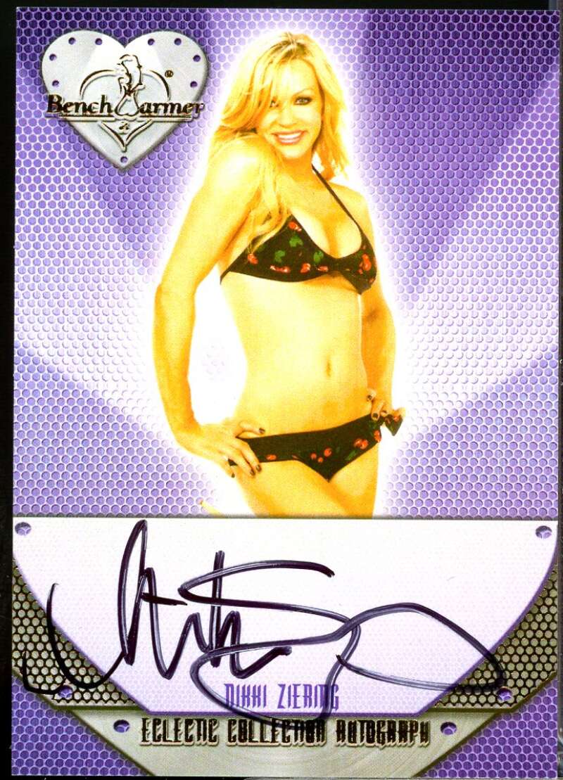 Nikki Ziering Card 2016 Bench Warmer Eclectic Series 2 Autographs #171  Image 1