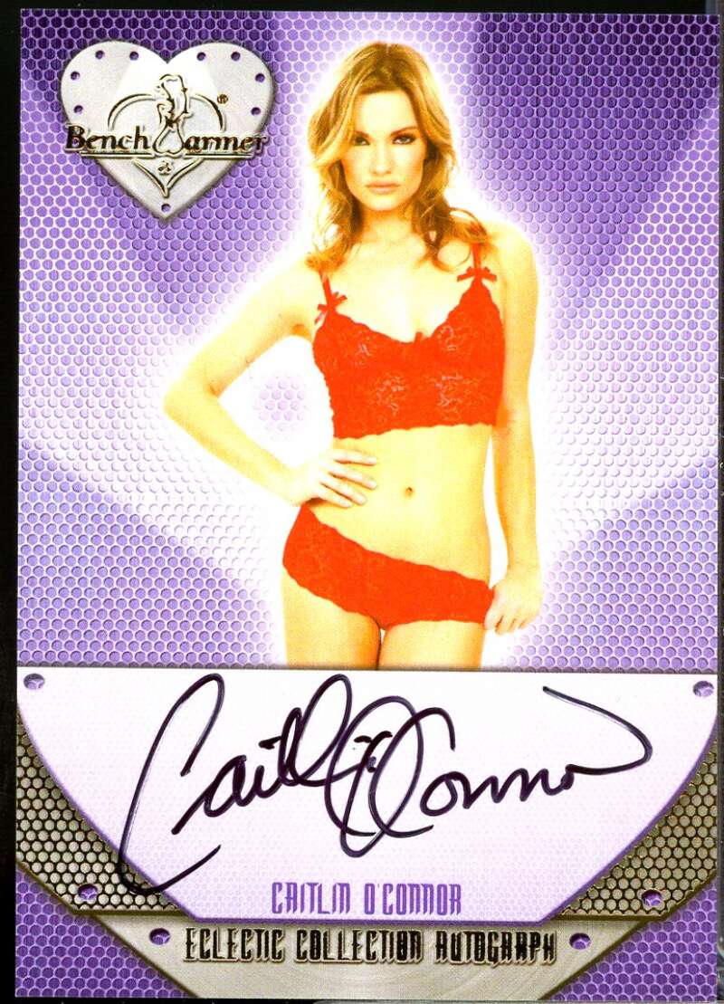 Caitlin O'Connor Card 2016 Bench Warmer Eclectic Series 2 Autographs #172  Image 1
