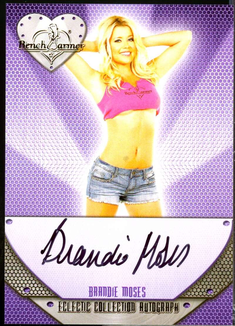 Brandie Moses Card 2016 Bench Warmer Eclectic Series 2 Autographs #160  Image 1