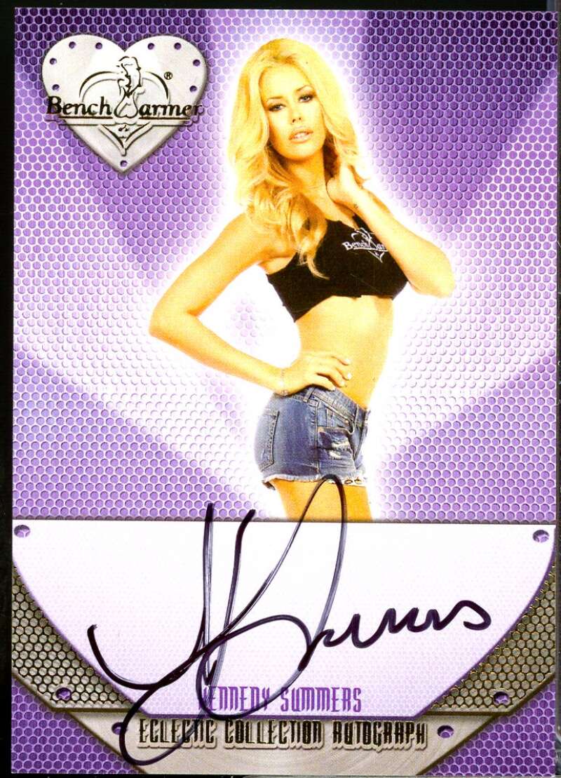 Kennedy Summers Card 2016 Bench Warmer Eclectic Series 2 Autographs #148  Image 1