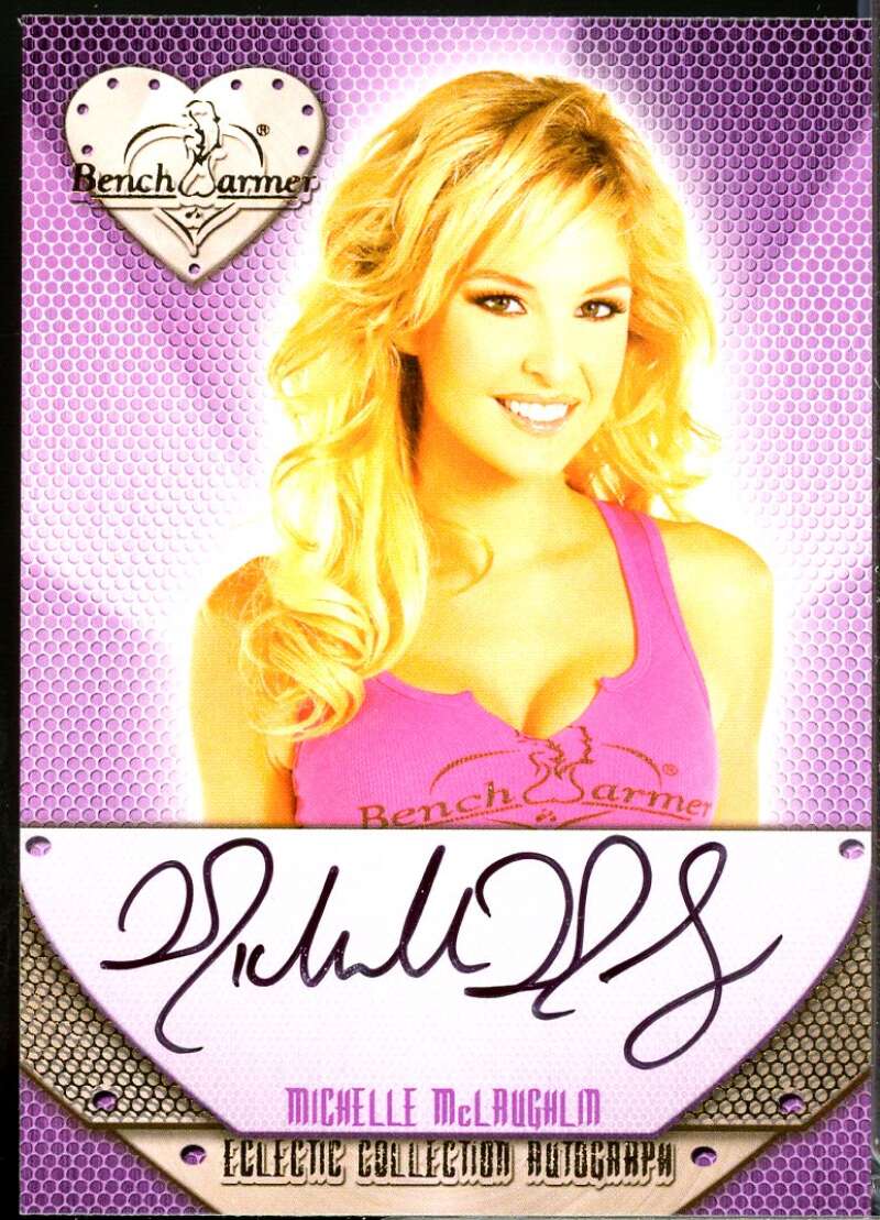 Michelle McLaughlin Card 2016 Bench Warmer Eclectic Series 2 Autographs #133  Image 1