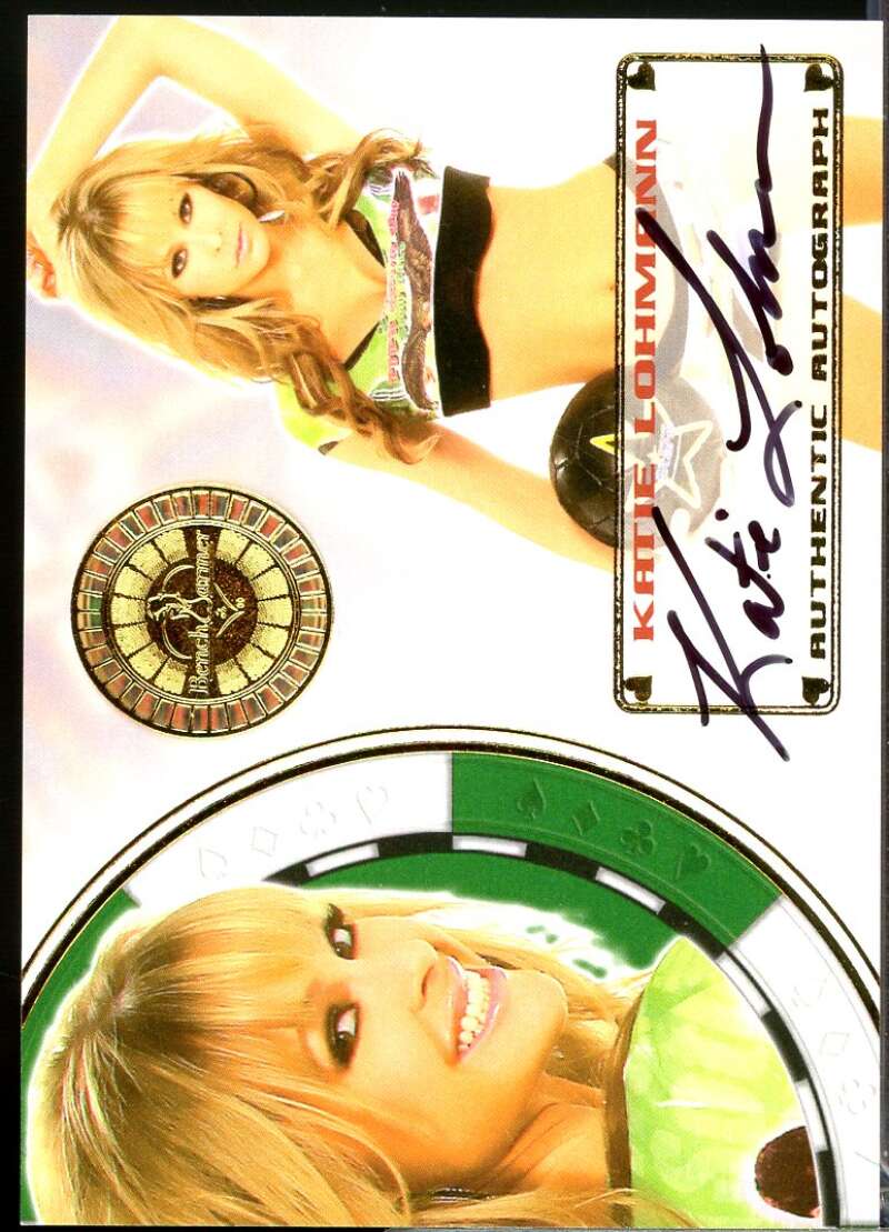 Katie Lohmann Card 2013 Bench Warmer Vegas Baby Autographs #85  Image 1