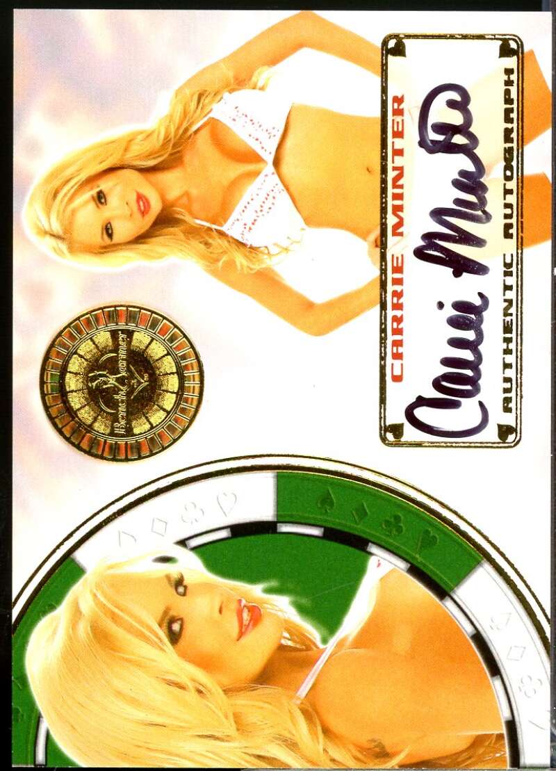 Carrie Minter Card 2013 Bench Warmer Vegas Baby Autographs #65  Image 1