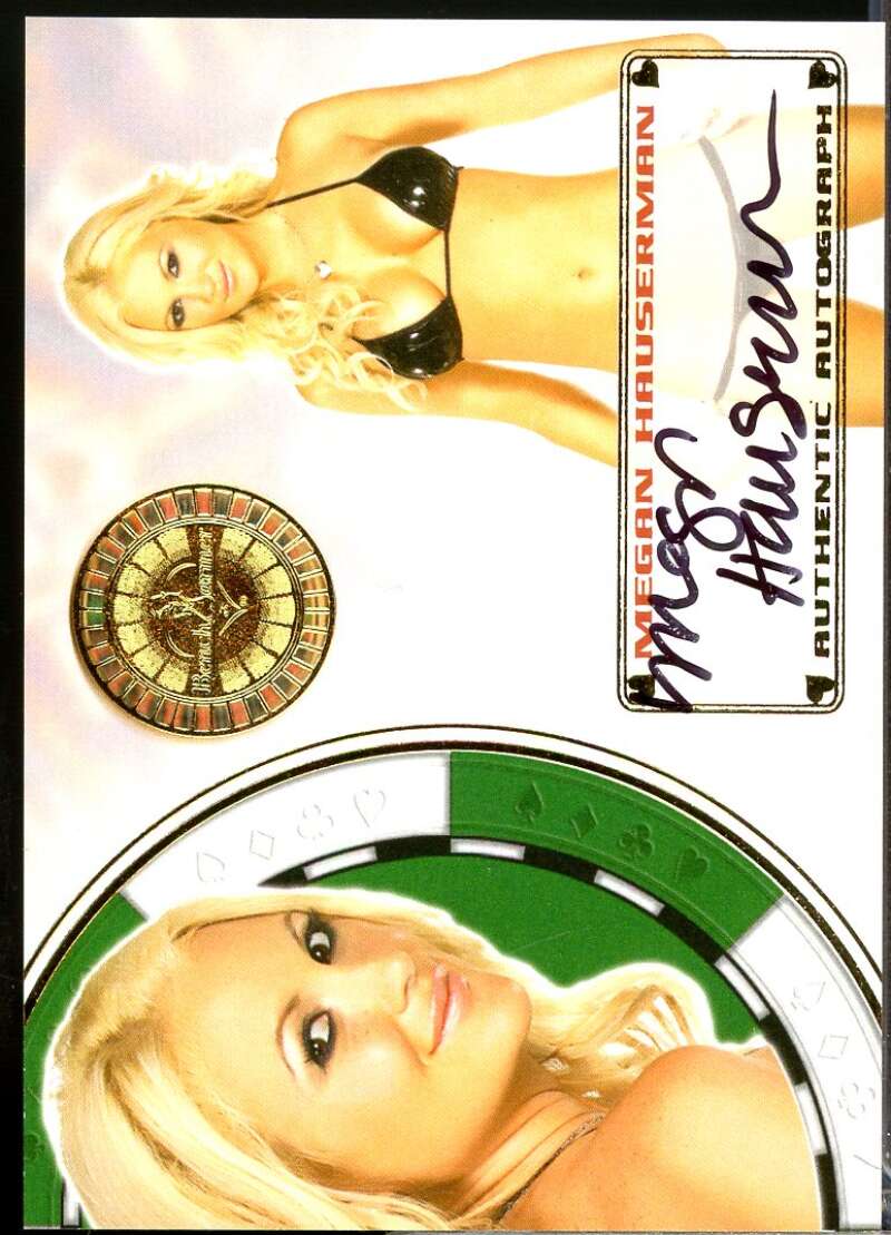 Megan Hauserman Card 2013 Bench Warmer Vegas Baby Autographs #76  Image 1