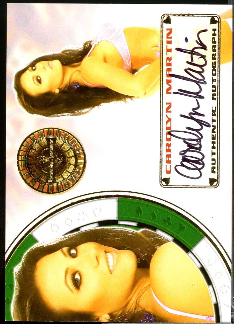 Carolyn Martin Card 2013 Bench Warmer Vegas Baby Autographs #78  Image 1