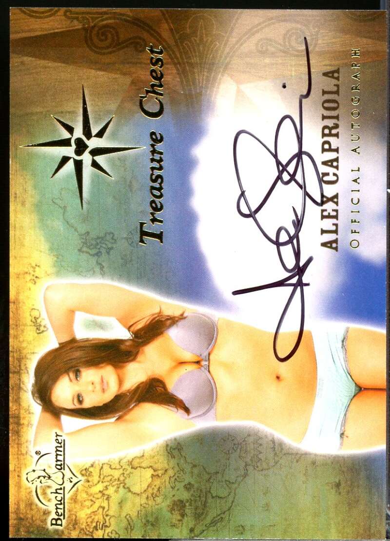 Alex Capriola Card 2015 Bench Warmer Treasure Chest Autographs #1  Image 1