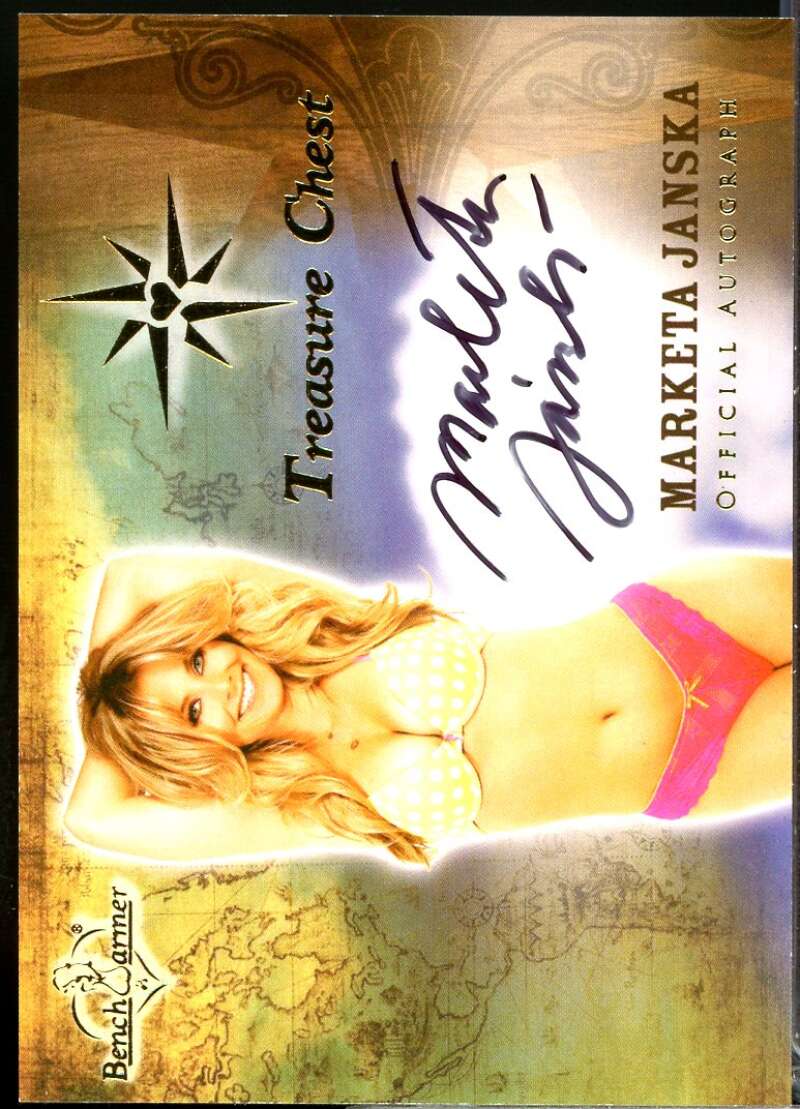 Marketa Janska Card 2015 Bench Warmer Treasure Chest Autographs #63  Image 1