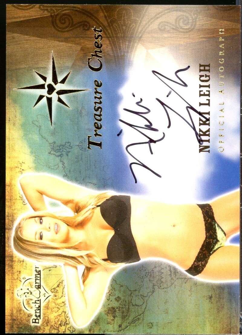 Nikki Leigh Card 2015 Bench Warmer Treasure Chest Autographs #54  Image 1
