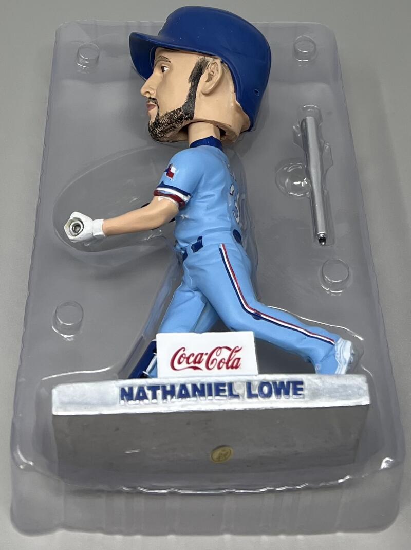 Texas Rangers Nathaniel Lowe Silver Slugger Award Bobblehead Image 3