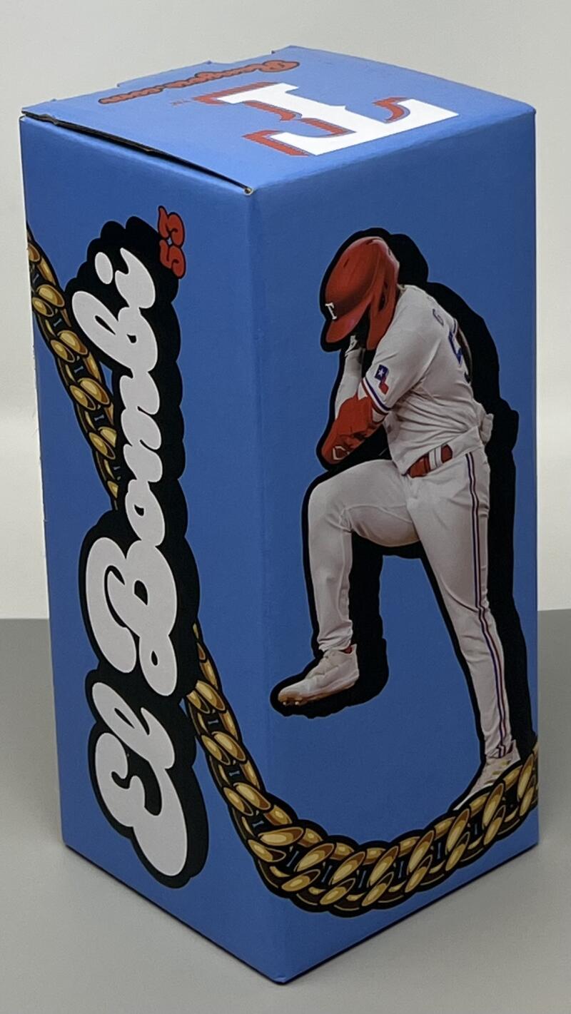 Texas Rangers World Champions Adolis Garcia "El Bombi" Bobblehead Image 2