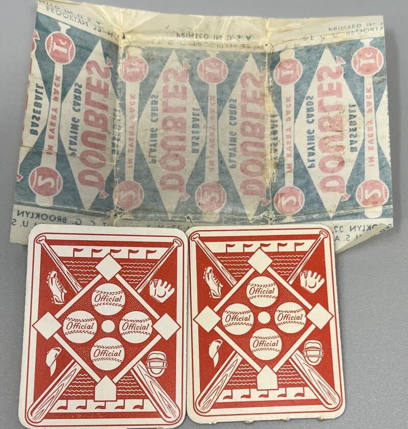 1951 Topps Red Back Baseball Unsealed Pack Image 3