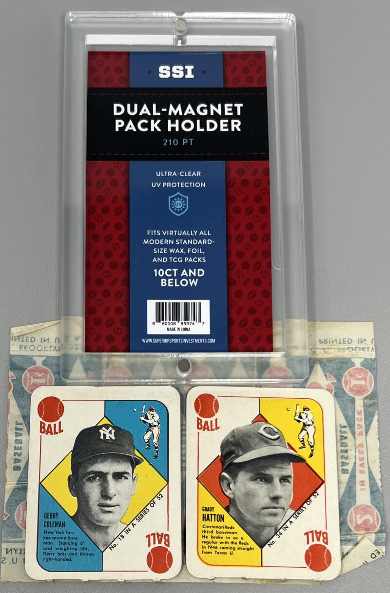 1951 Topps Red Back Baseball Unsealed Pack Image 5