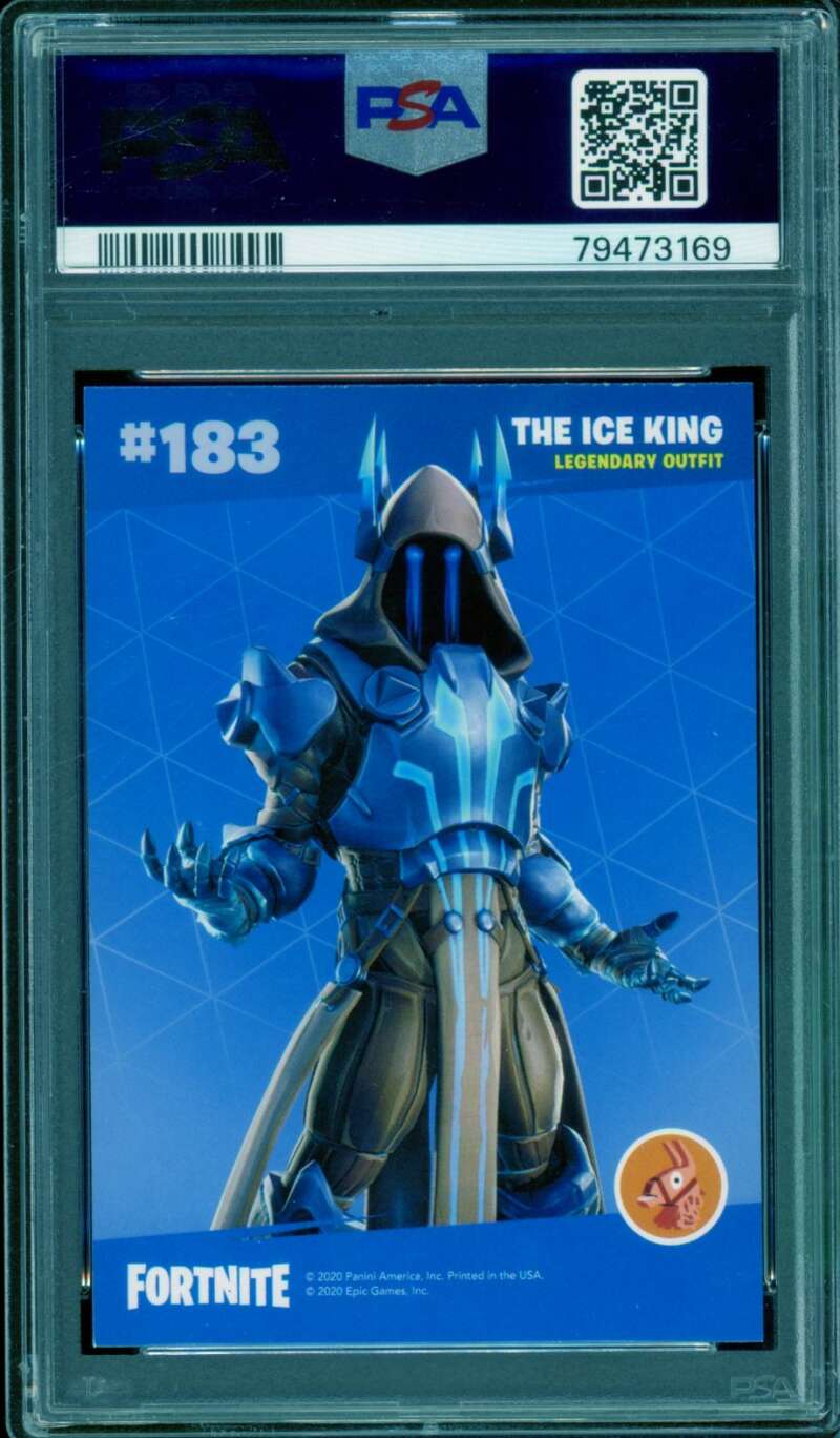 The Ice King Card 2020 Panini Fortnite USA #183 PSA 9 Image 2