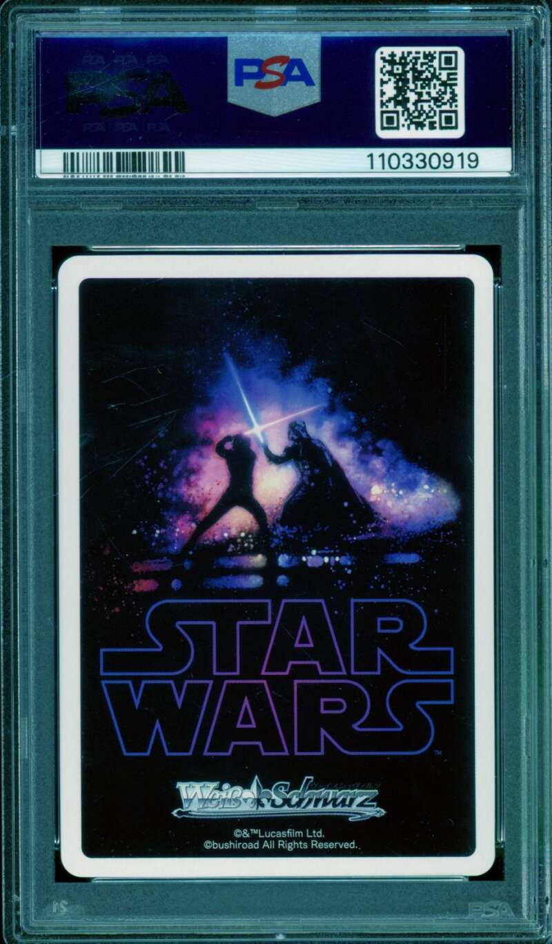 Recluse Yoda Card 2023 Weiss Schwarz Star Wars Force Parallel #019 PSA 10 Image 2