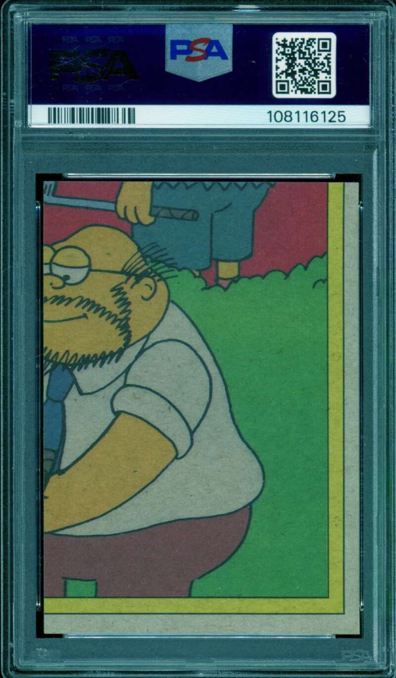 Don't Blame Us, Dad We're Merely Acting Card 1990 Topps Simpsons #60 PSA 9 Image 2