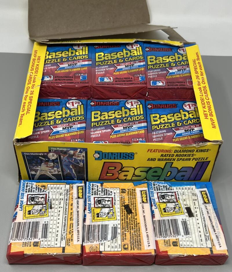 1989 Donruss Baseball 24-Pack Unsealed Cello Box   Ken Griffey Jr. Rookie Year Image 2