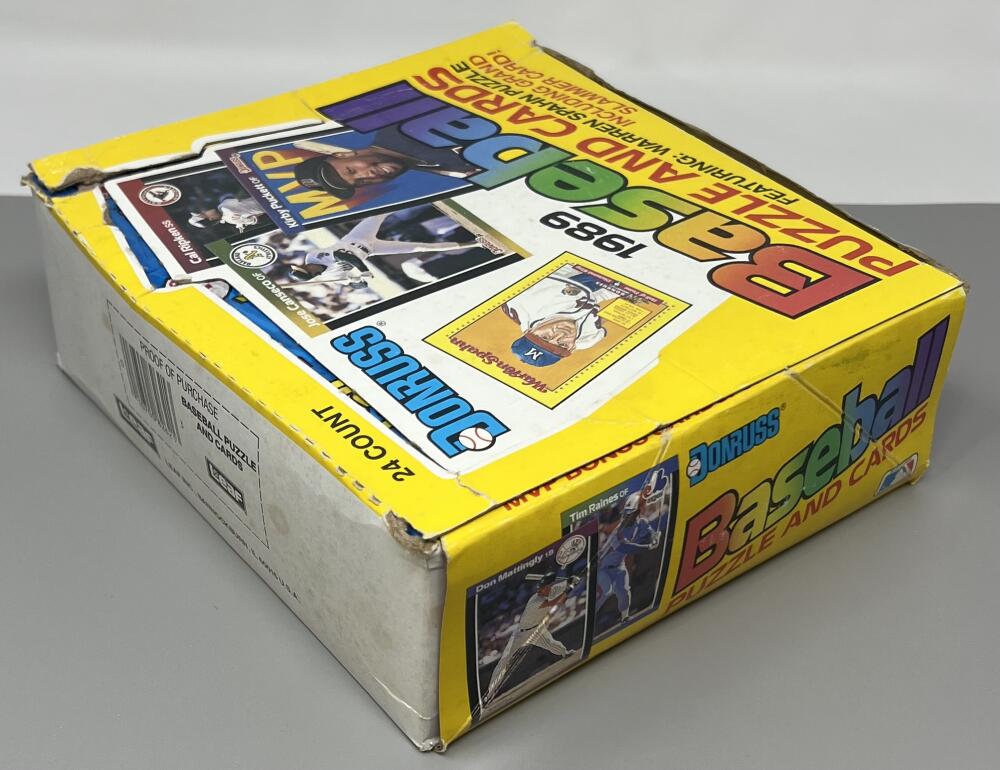 1989 Donruss Baseball 24-Pack Unsealed Cello Box   Ken Griffey Jr. Rookie Year Image 3