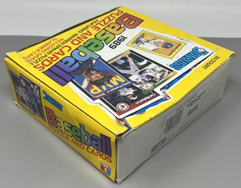 1989 Donruss Baseball 24-Pack Unsealed Cello Box   Ken Griffey Jr. Rookie Year Image 4