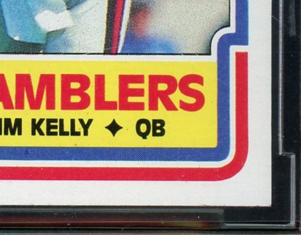 1984 Topps USFL #36 Jim Kelly Rookie Card BGS BCCG 10 Mint+ Image 6