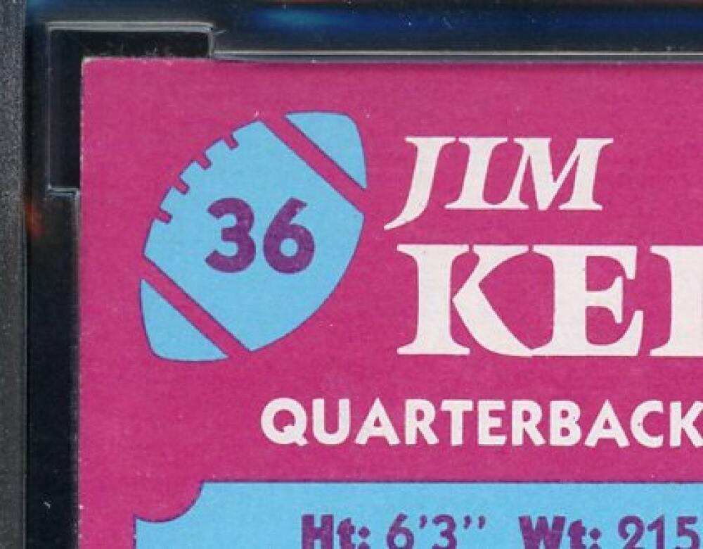 1984 Topps USFL #36 Jim Kelly Rookie Card BGS BCCG 10 Mint+ Image 7