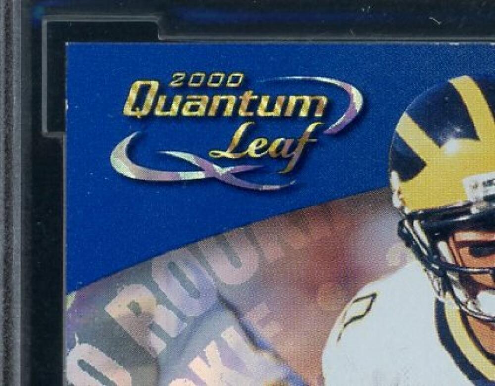 2000 Quantum Leaf #343 Tom Brady Rookie Card BGS BCCG 10 Mint+ Image 3