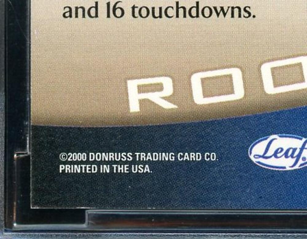 2000 Quantum Leaf #343 Tom Brady Rookie Card BGS BCCG 10 Mint+ Image 9