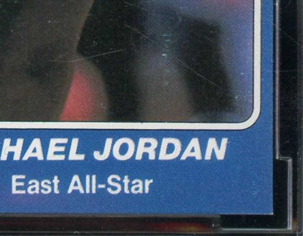 1985 Star Lite All-Stars #4 Michael Jordan Rookie Card BGS BCCG 9 Near Mint+ Image 6