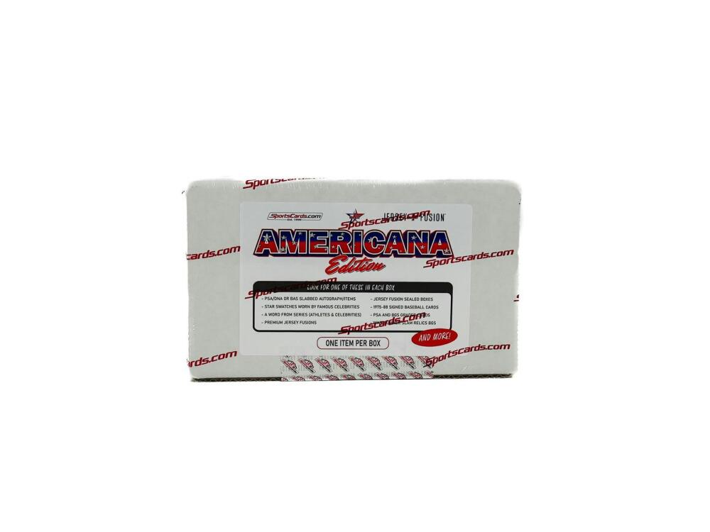2025 Jersey Fusion Americana Edition Hobby Box Image 1