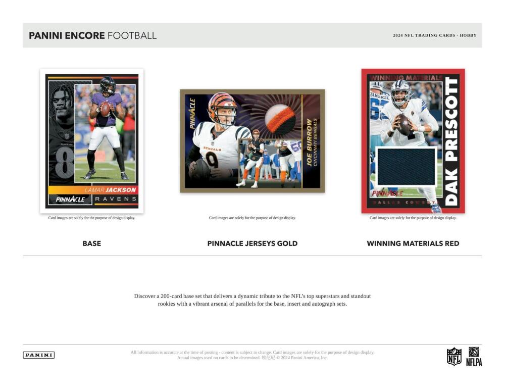 2024 Panini Encore Football Hobby Box Image 3