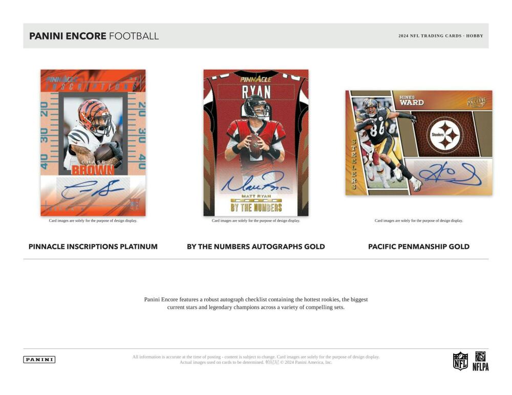 2024 Panini Encore Football Hobby Box Image 4