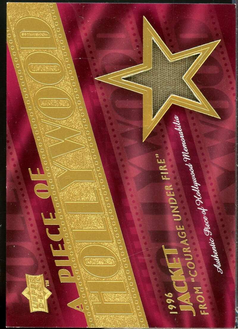 Denzel Washington 2008 UD Piece of History Hollywood Courage Under Fire Army #5  Image 1