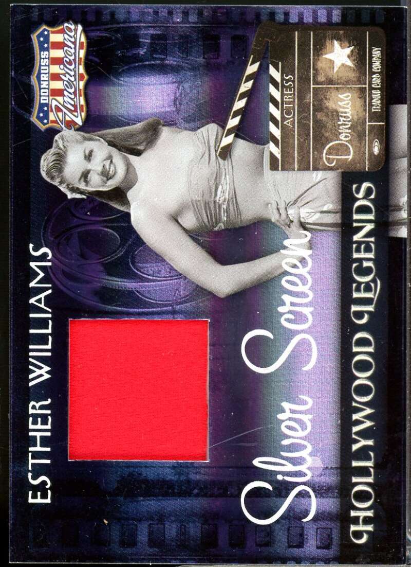 Esther Williams 2007 Americana Hollywood Legend Material Silver Screen /100 #24  Image 1