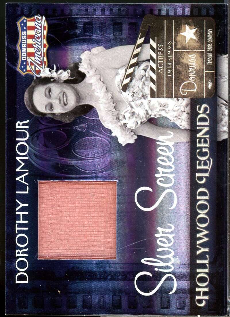 Dorothy Lamour 2007 Americana Hollywood Legend Material Silver Screen Dress #29  Image 1