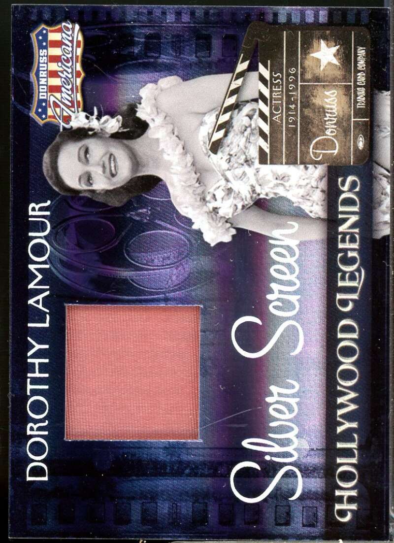 Dorothy Lamour 2007 Americana Hollywood Legend Material Silver Screen Dress #29  Image 1