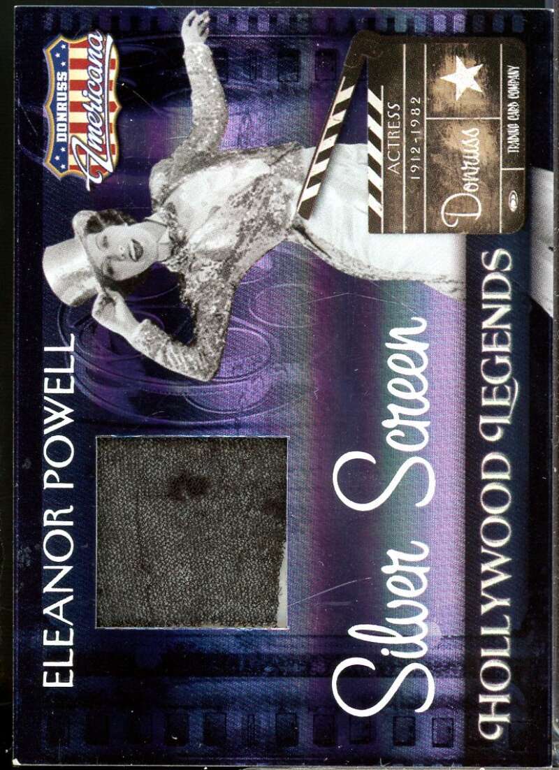 Eleanor Powell 2007 Americana Hollywood Legends Material Silver Screen /100 #21  Image 1