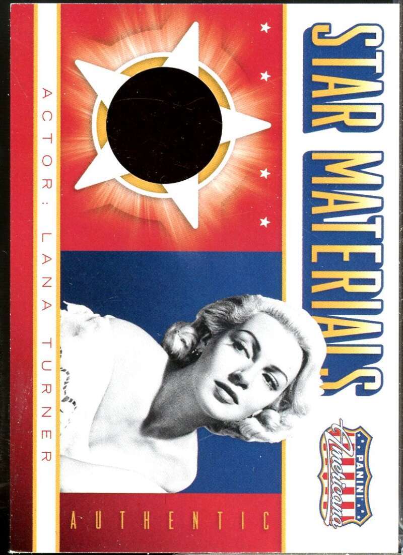 Lana Turner Card 2015 Panini Americana Star Materials #12  Image 1