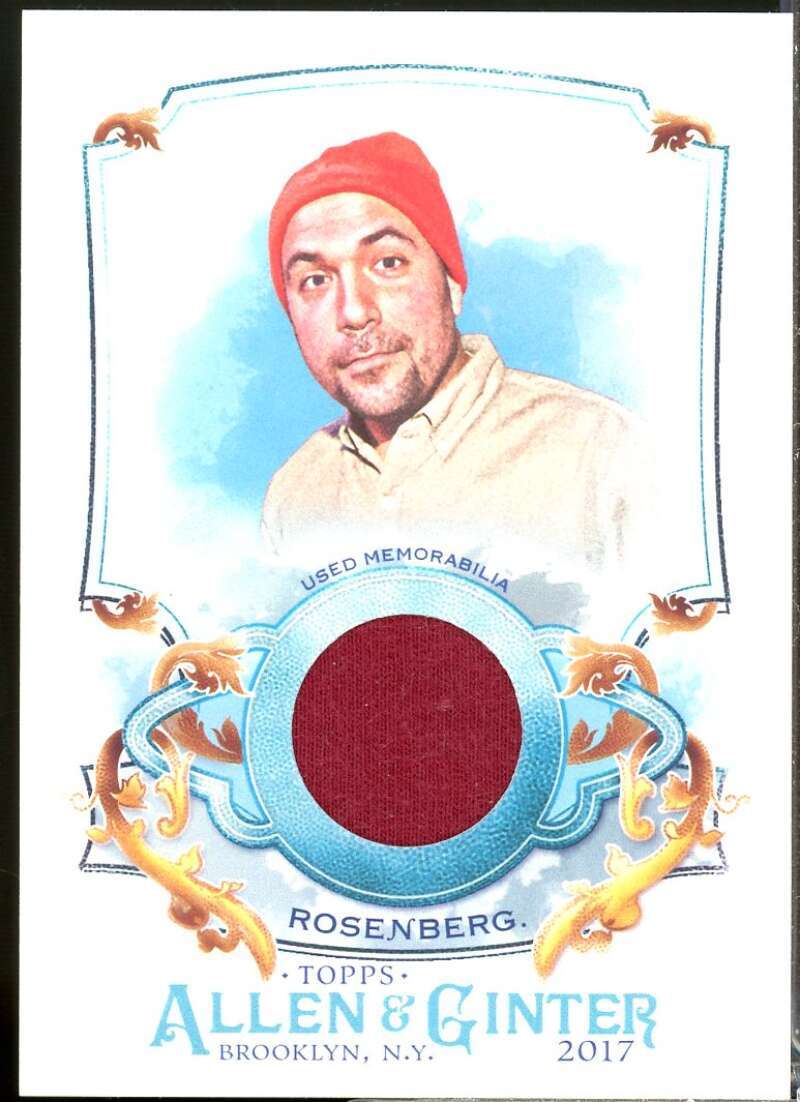 Peter Rosenberg Card 2017 Topps Allen and Ginter Relics #FSRAPR  Image 1
