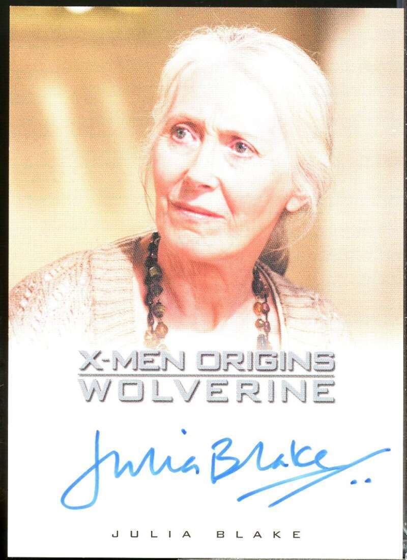 Julia Blake Card 2009 Rittenhouse X-Men Origins Wolverine Autographs #NNO  Image 1
